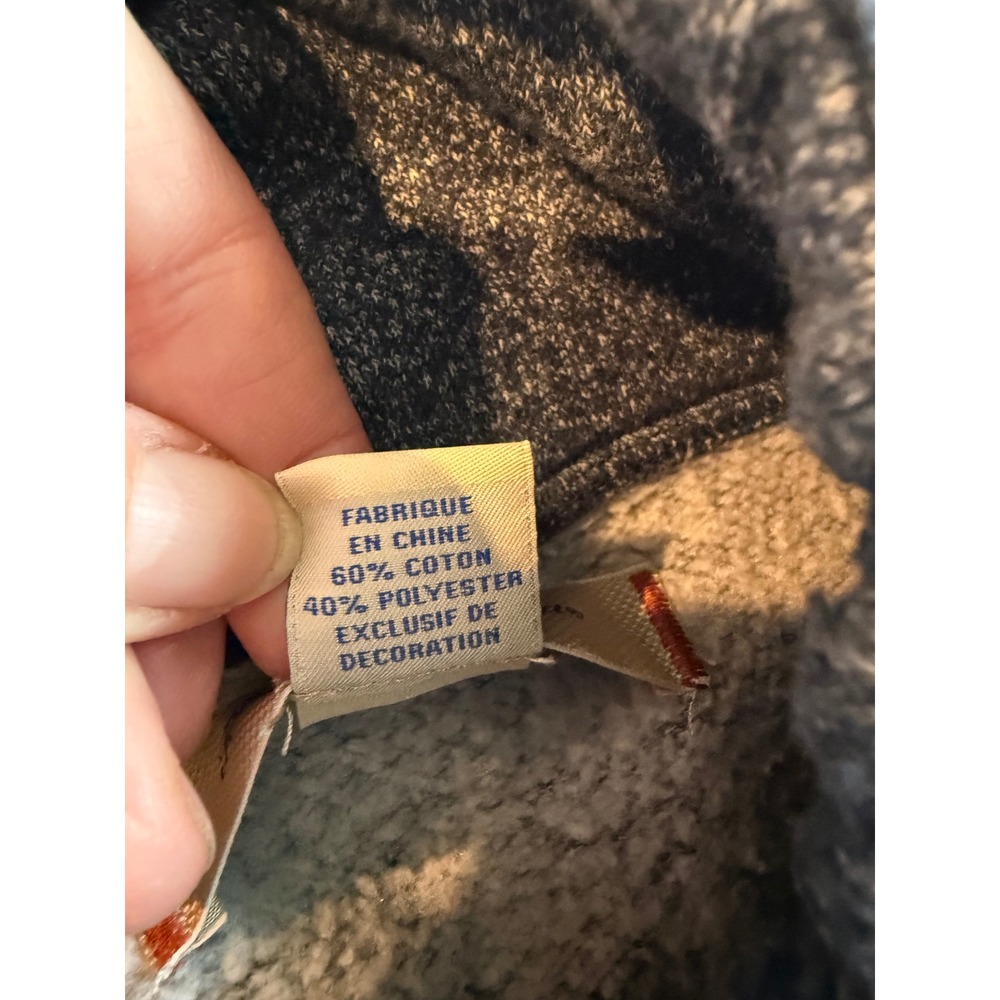 Tommy Bahama women's Large Striped Funnel Neck Pullover Blue Grey knit  L/G - Picture 6 of 11